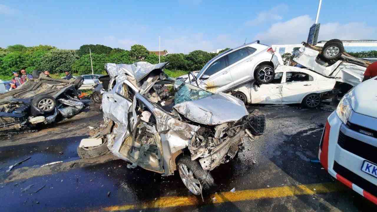 Pile-up in Umhlanga
