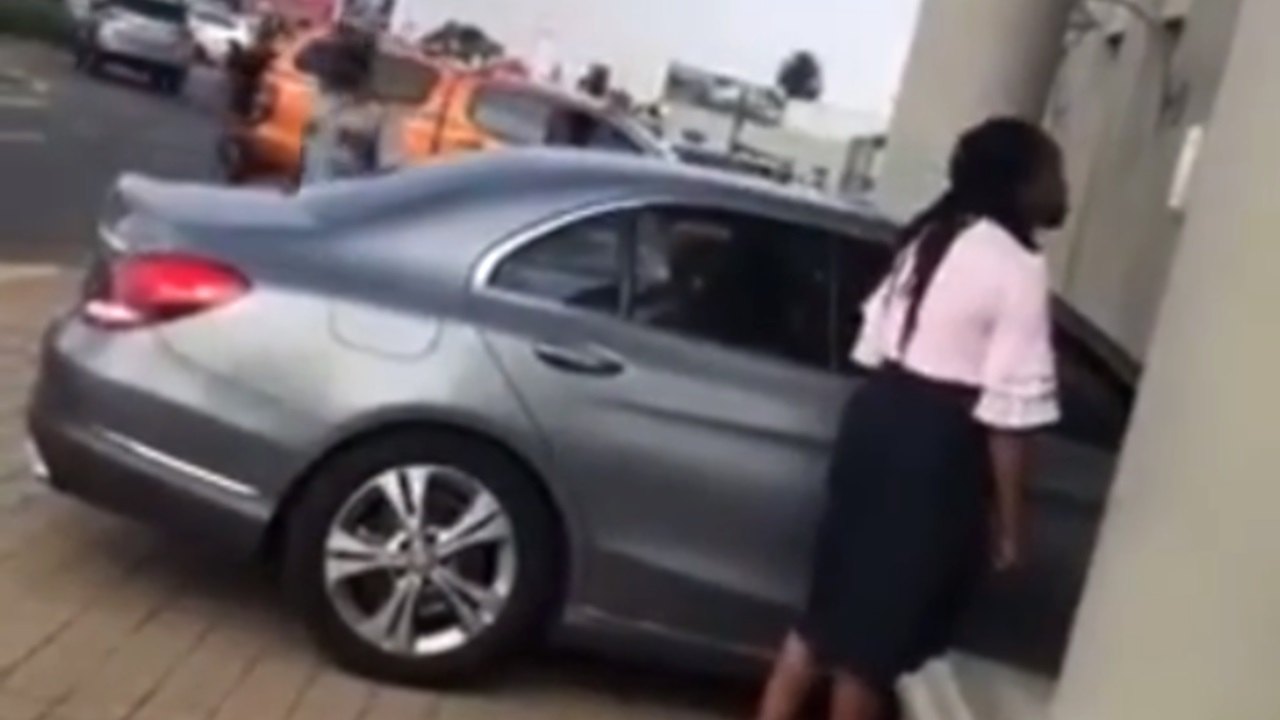 A disgruntled Standard Bank customer drove her vehicle into a branch in Boksburg because of poor customer service