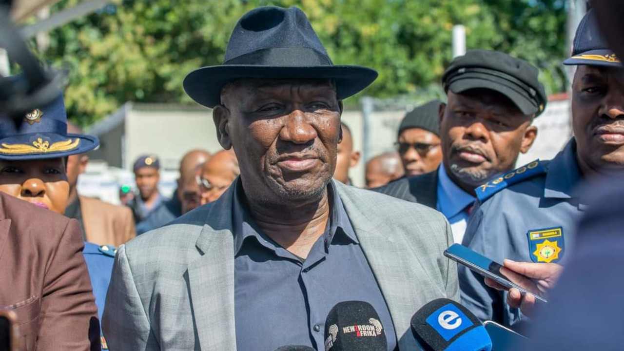 Controversial Photo of Police Minister Bheki Cele with Alleged Notorious Gang Sparks Speculation