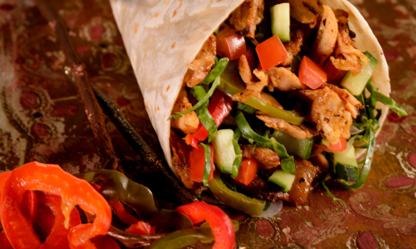A delicious Anat wrap - Gold Reef City Restaurants