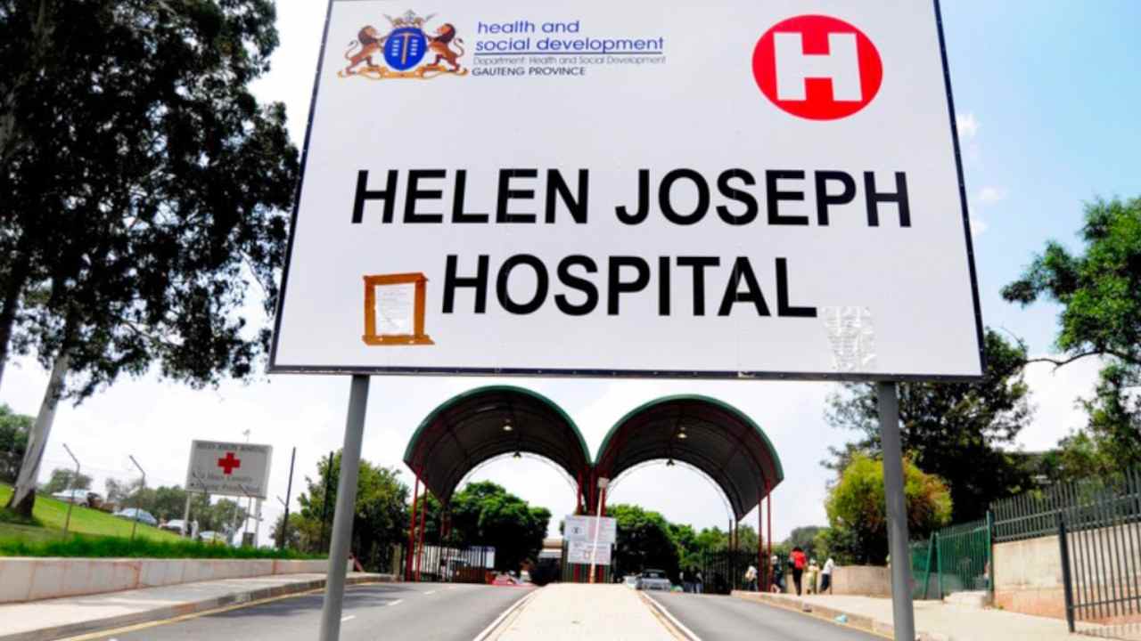 water supply at Helen Joseph Hospital