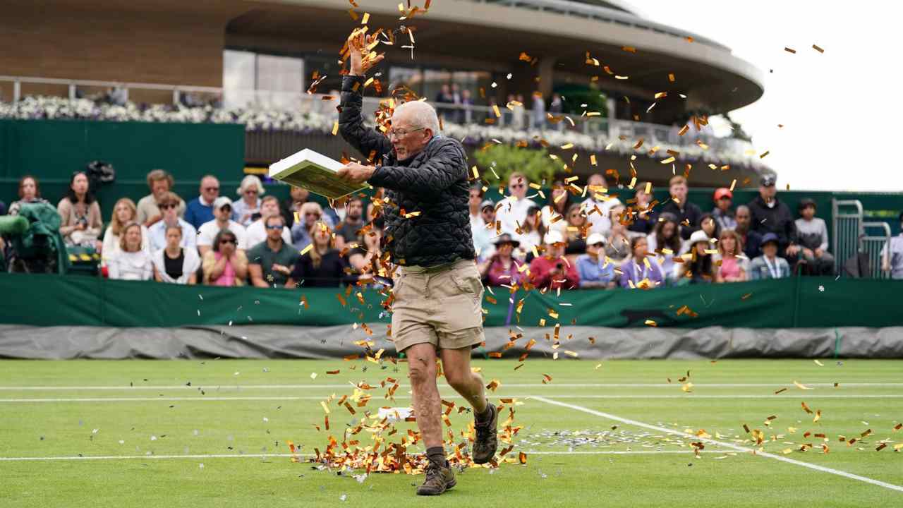 Climate protests disrupted Wimbledon