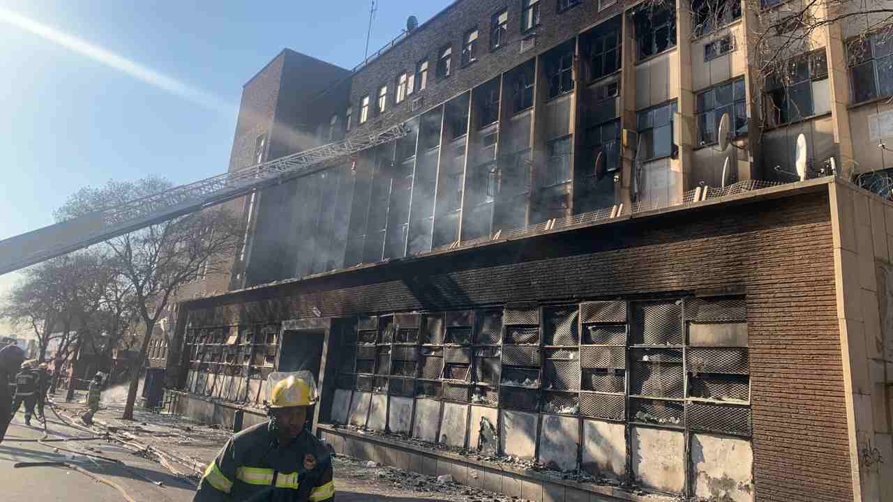 central johannesburg fire death toll climbed to 64