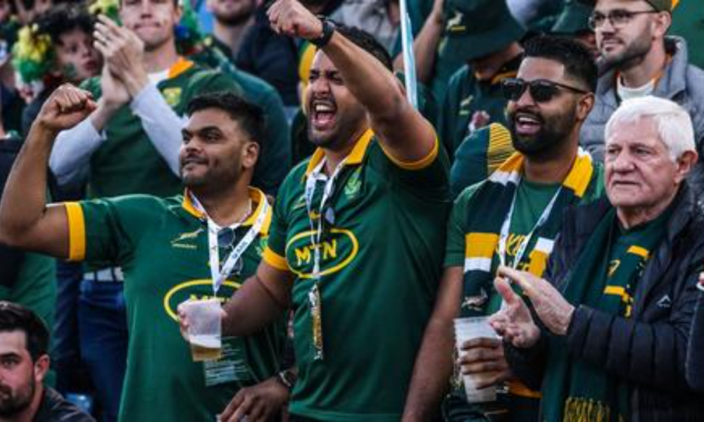 Don't Miss Springbok Fan Malls Action From France