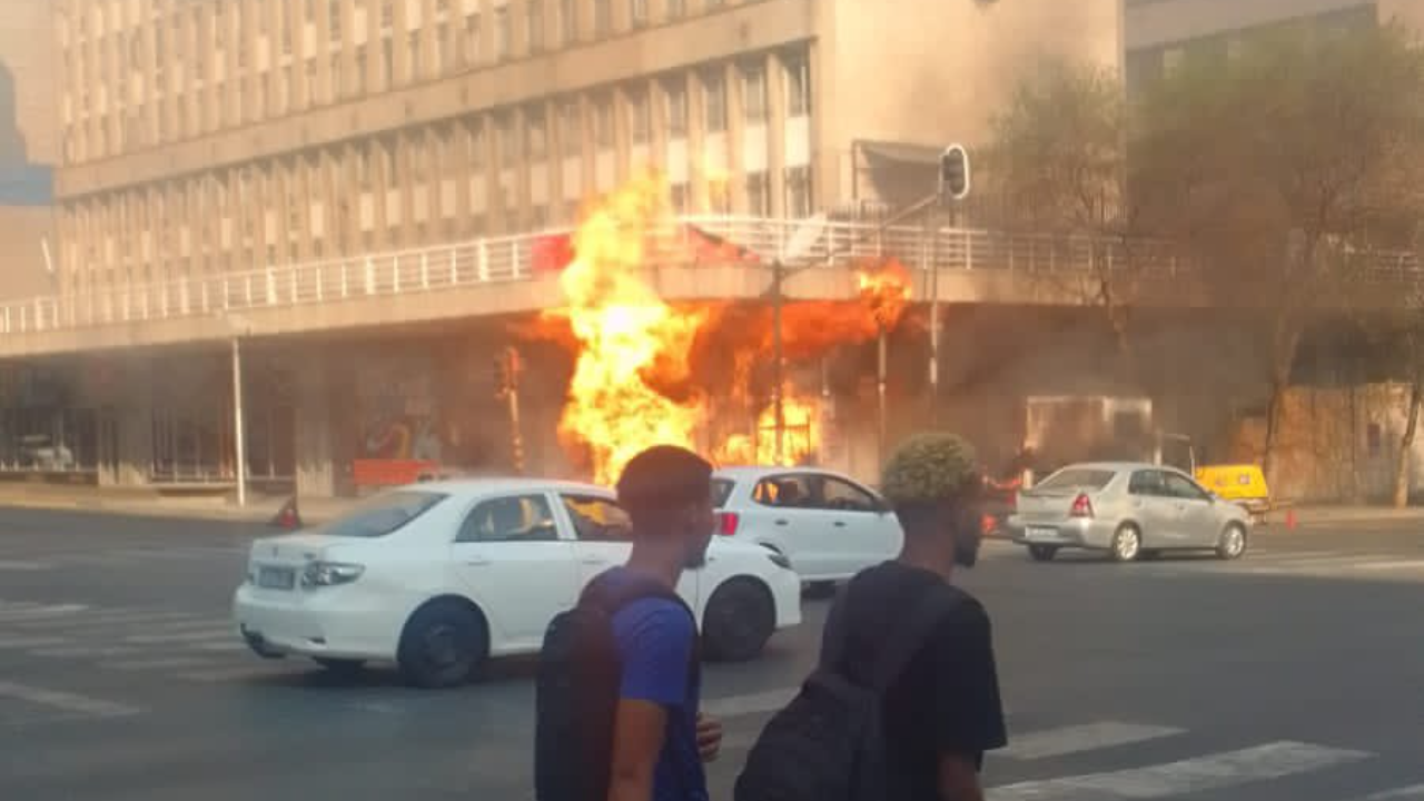 Gas Explosion at Bertha and De Korte Streets in Braamfontein