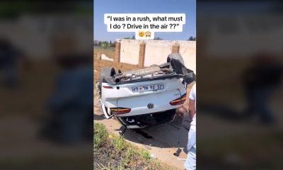 Gauteng man crashed his VW Golf GTI