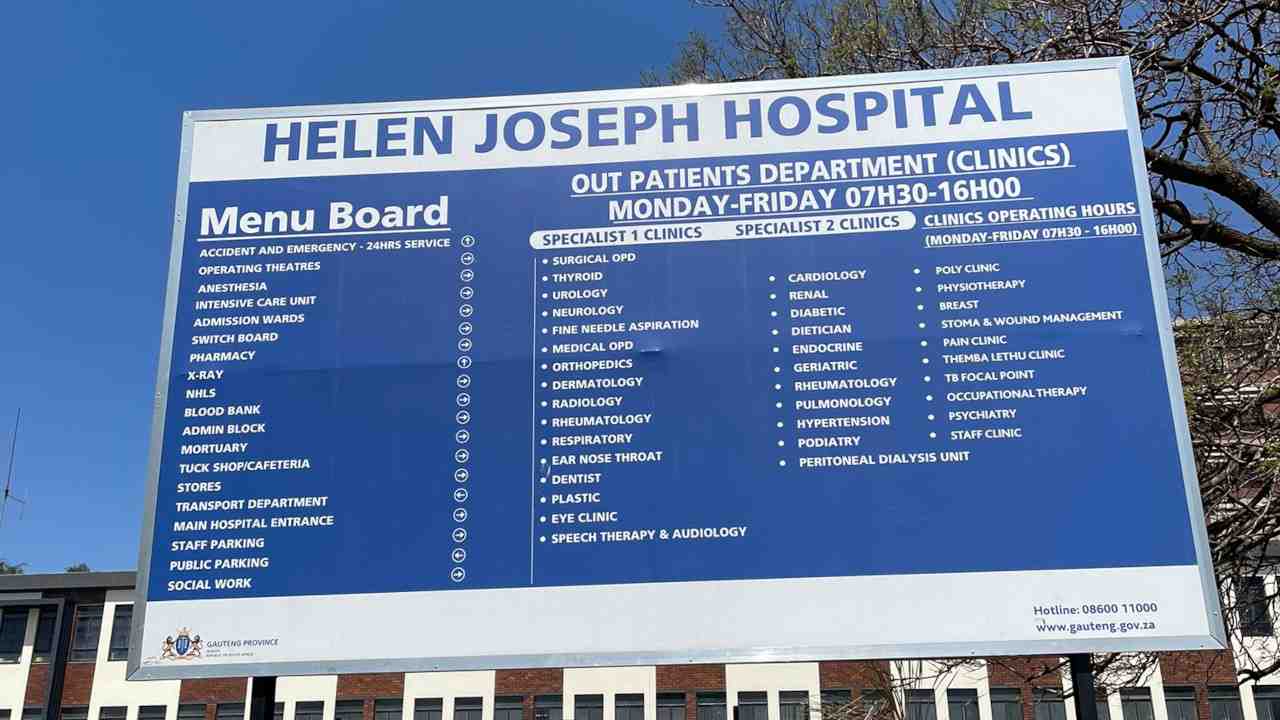 Three Gauteng hospital taps have run dry