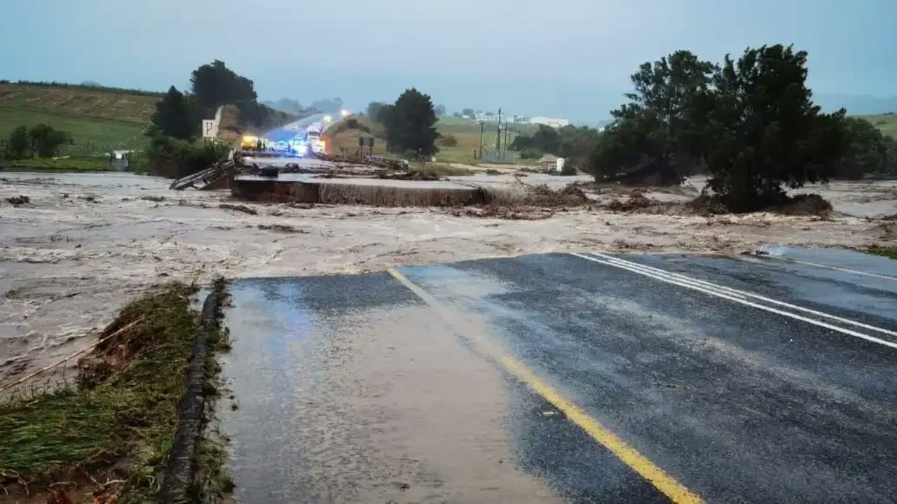 extreme weather battered parts of South Africa