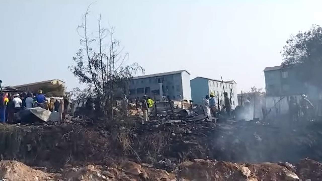 fleurhof informal settlement fire