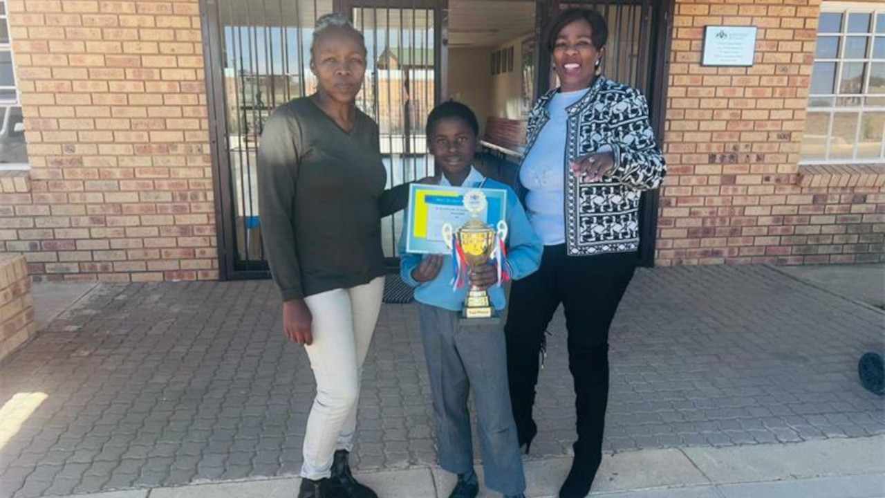 Mathematics Challenge grade 5 learner gets first place