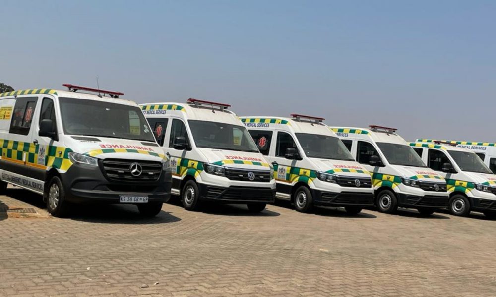 Millions of rands worth of ambulances
