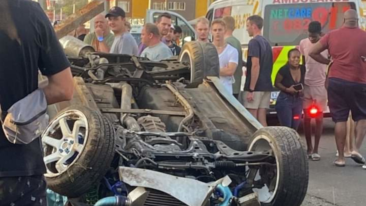 drag racing accident in Gezina