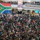 fans flock to meet the Springboks