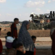 Displaced Gazans Seek Warm Clothing Amidst Cold Weather