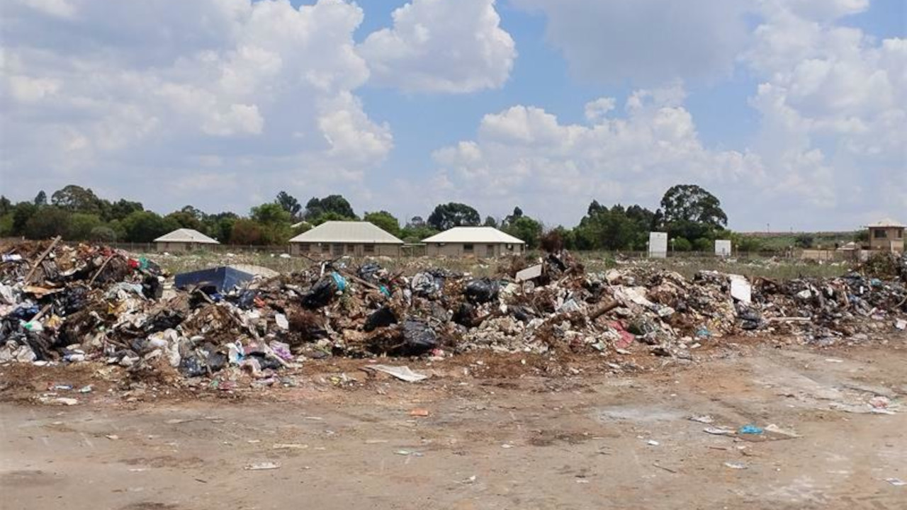 dumping at Rietfontein Landfill Site