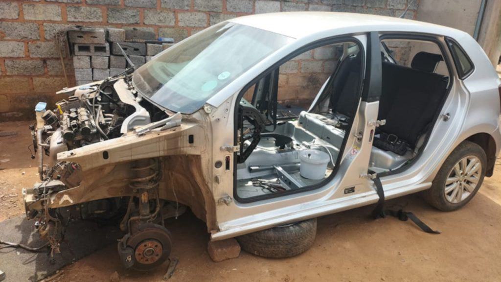 hijacked Volkswagen Polo