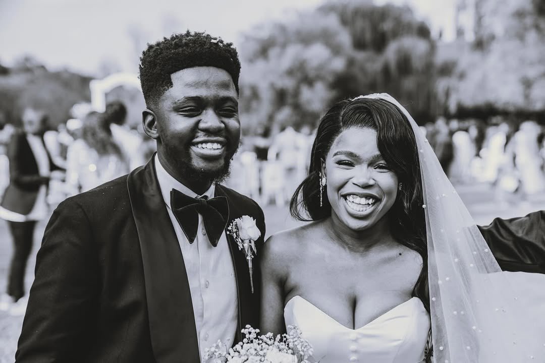 Yanga Sobetwa wedding, Idols South Africa winner, Yanga Sobetwa in white wedding dress, Matiki Wedding Venue, Krugersdorp wedding, South African celebrity wedding, Yanga and Ntsako Khoza, first kiss wedding moment, wedding ceremony 2025, lobola celebration, gospel singer wedding, Yanga Sobetwa Instagram wedding photos, South African pop and gospel singer, wedding day joy, Yanga Sobetwa smiling bride, Ntsako Khoza groom photo, Joburg ETC