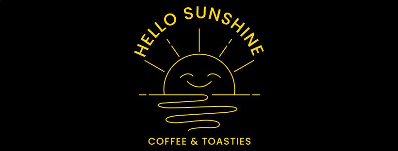 Hello Sunshine Coffee interior, yellow café Melrose Arch, flat white coffee, cheesy toastie, morning coffee Joburg, cosy coffee spot, Joburg ETC