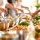 Family Feast cooking class, Sandton rooftop kitchen, garlic flatbread workshop, interactive family cooking, HealthyFood Studio Sandton, Joburg ETC