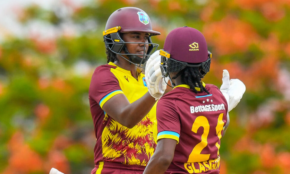West Indies Women T20I 2025, Hayley Matthews batting, Three Ws Oval Barbados, Windies vs South Africa, Caribbean cricket victory, Joburg ETC
