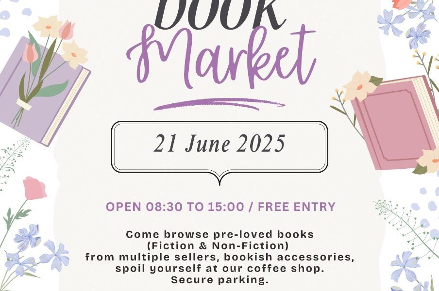 book market, secondhand books, rare books, Johannesburg event, Randburg market, local authors, community gathering, book lovers, literary event, used books, reading culture, weekend activity, South African books, storytelling, creative workshops, family-friendly event, vintage books, market stalls, cultural experience, book browsing, Joburg ETC