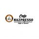 Café Nazpresso exterior, Halaal coffee shop, wood-fired pizza, mocktail drink, coffee and dessert combo, Joburg café vibe, Krugersdorp local hangout, relaxed coffee atmosphere, eclectic menu options, Joburg ETC