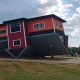 The Upside Down House in Hartbeespoort, unique attraction, upside down building, quirky architecture, interactive experience, family-friendly outing, photo opportunities, fun day trip from Johannesburg, kids’ play area, jumping castles, kiddies rides, takeaway food, burgers and hot dogs, unusual tourist spot, angled house design, creative photos, Hartbeespoort travel, South Africa attractions, outdoor adventure, local getaway near Joburg, Joburg ETC