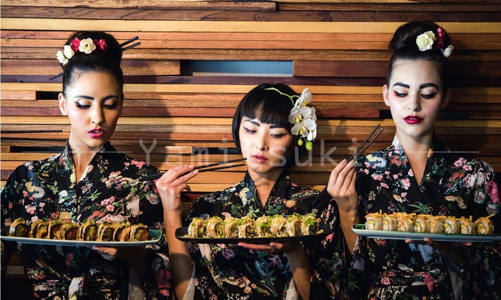 Yamitsuki Sushi in Bedfordview, Johannesburg, serving sushi, teppanyaki, dim sum, and Asian fusion dishes. Cosy dining atmosphere, skilled sushi chefs, flaming teppanyaki grill, fresh ingredients, and a local favourite for over 20 years, Joburg ETC