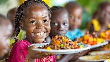 Africa G20, school meals programme, child hunger Africa, feeding scheme South Africa, universal school lunches, education and nutrition, food security, Joburg ETC