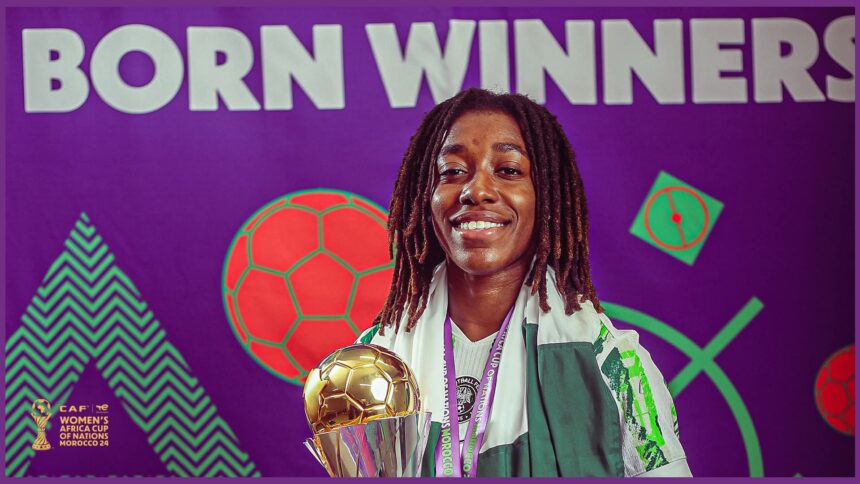 Nigeria Wafcon 10th title, Jennifer Echegini scores, Super Falcons glory, Bola Tinubu congratulates team, Esther Okoronkwo performance, Morocco Wafcon heartbreak, women’s football Africa, Jennifer Echegini career highlight, Nigeria football legacy, Joburg ETC
