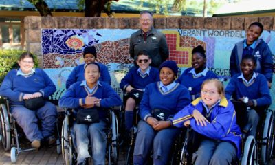wheelchair donation, Meerhof School, disabled learners, Medipost Holdings, assistive devices, Pretoria special needs school, inclusive education, Hartbeespoort school success, Joburg ETC