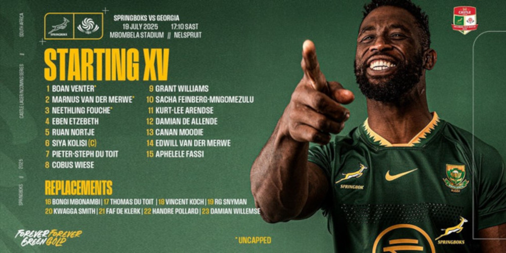 Siya Kolisi, Springboks captain, Kolisi return, Springboks vs Georgia, South Africa rugby, Kolisi 2025, Mbombela Stadium, Rassie Erasmus coaching, Bok squad news, Joburg ETC