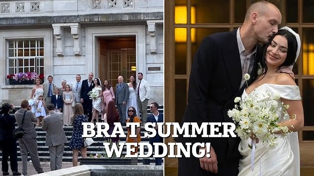 George Daniel Charli XCX married, Hackney wedding 2025, viral TikTok Charli XCX, The 1975 wedding news, Charli XCX and George Daniel relationship, wedding fashion 2025, TikTok bridal content, Brat co-producer wedding, Charli sunglasses wedding look, Joburg ETC