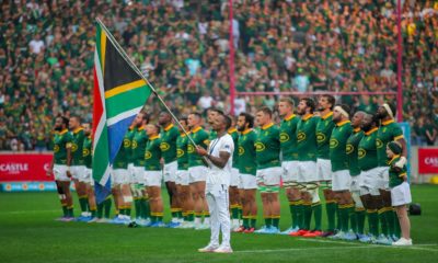 Springboks rugby highlights, Georgia rugby Test 2025, South Africa nine tries, Kurt-Lee Arendse try, Damian Willemse Springbok, Bok debutants 2025, Ruan Nortje player of the match, Faf de Klerk assist, Mbombela rugby crowd, Joburg ETC