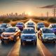 Toyota Corolla Cross Hybrid driving over uneven Johannesburg road, fuel-efficient hybrid SUV, safe for potholes and load-shedding, Joburg ETC