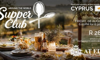 Cypriot cuisine Johannesburg, Mediterranean supper club Houghton, Monthly Supper Club Joburg, communal dining Johannesburg, global food events South Africa, Cyprus-themed dinner Joburg, August food events 2025, Joburg ETC