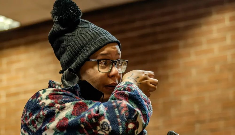 Jayden-Lee Meek mother arrested, Fleurhof residents shocked, Tiffany Meek murder charge, Roodepoort court scene, Gauteng child murder case, Johannesburg community justice, police investigation continues, local crime protest South Africa, community outrage, Joburg ETC