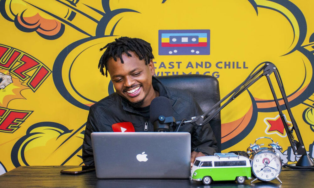 MacG cameo Shaka iLembe, Robot Boii acting debut, Podcast and Chill Angus Gibson, MacG acting behind the scenes, Robot Boii Zulu monologue, South African TV cameos, MacG surprise appearance, Joburg ETC