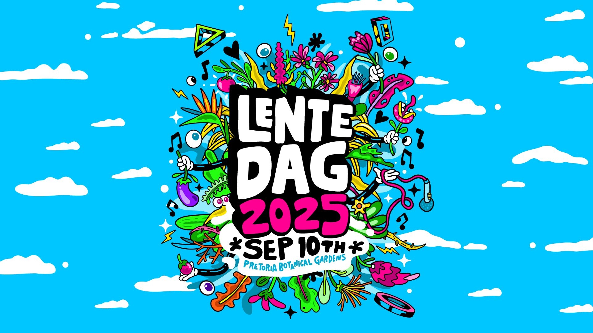 Lentedag 2025 Pretoria, Pretoria student festival, Pretoria National Botanical Gardens event, South African spring student festival, Joburg ETC