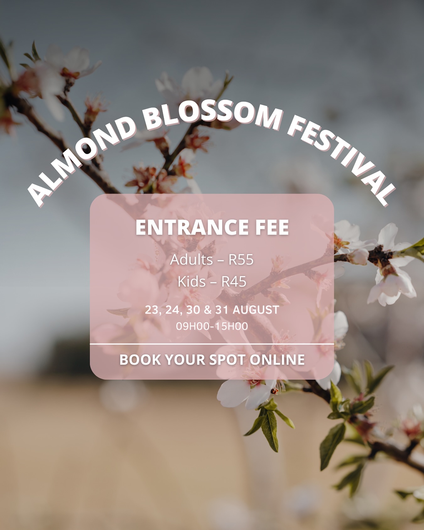 almond blossom festival Johannesburg, Walkerville blossom trail, Japanese street food Joburg, almond orchard festival Gauteng, spring festival South Africa, countryside events Johannesburg, The Field Berry Farm Walkerville, Joburg ETC