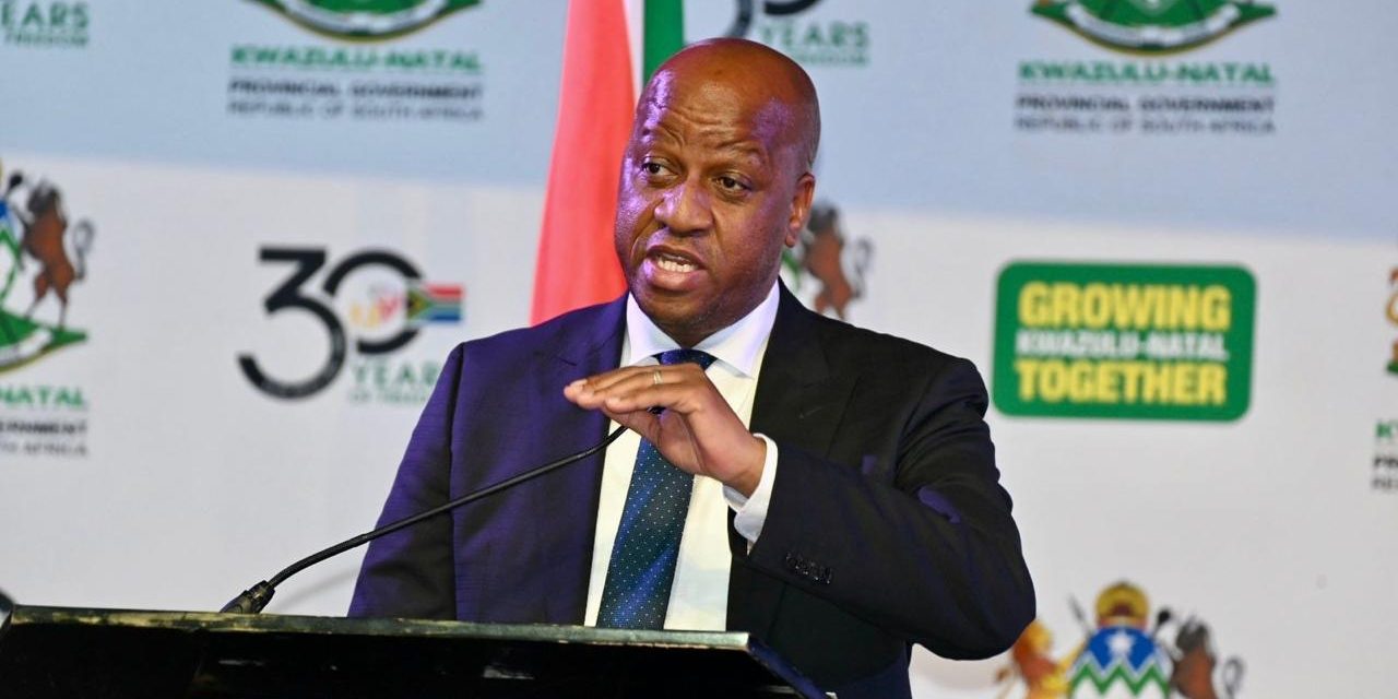 KZN Premier Thamsanqa Ntuli at Umlazi imbizo, Sipho Hlomuka education MEC, Nomagugu Simelane-Mngadi health MEC, Jomo Sibiya deputy minister, KZN corruption scandal, school feeding scheme tender rigging, provincial cabinet crisis, Joburg ETC