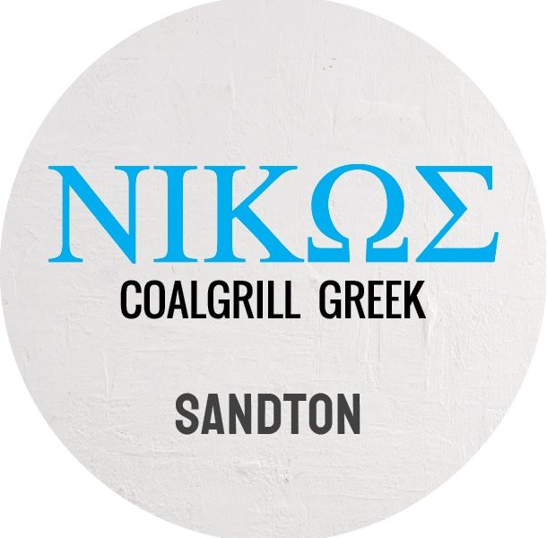 Nikos Sandton, Greek restaurant Johannesburg, coal-grilled meats, lamb chops, seafood platter, Greek desserts, pita and dips, Joburg ETC