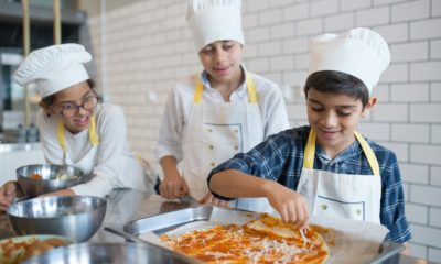 Bambino’s in Pyjamas cooking class, kids cooking Johannesburg, family activities Joburg, salmon sweet potato tots, berry clafoutis dessert, Discovery Vitality event, Dineplan kids event booking, Joburg ETC
