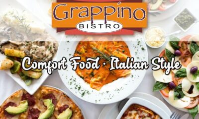 Grappino Bistro Johannesburg, authentic Italian restaurant, wood-fired pizza, homemade pasta, seafood linguine, veal dishes, tiramisu dessert, Italian dining experience, Joburg ETC