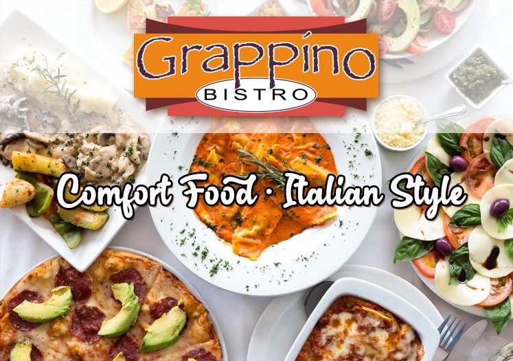 Grappino Bistro Johannesburg, authentic Italian restaurant, wood-fired pizza, homemade pasta, seafood linguine, veal dishes, tiramisu dessert, Italian dining experience, Joburg ETC