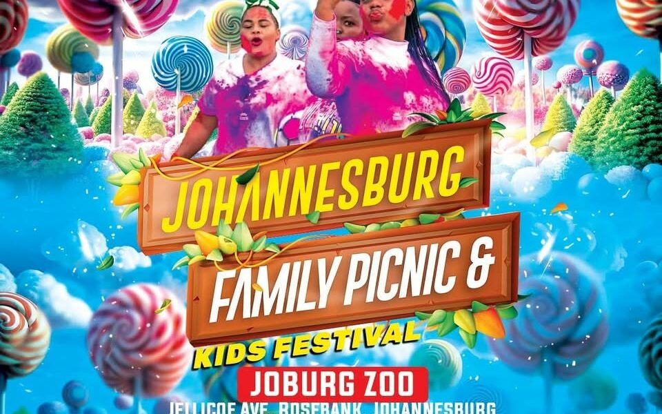 Joburg Family Picnic Zoo 2025, kids festival Johannesburg Zoo, family day out Joburg, colour splash picnic Johannesburg, carnival rides and games Joburg Zoo, Joburg ETC