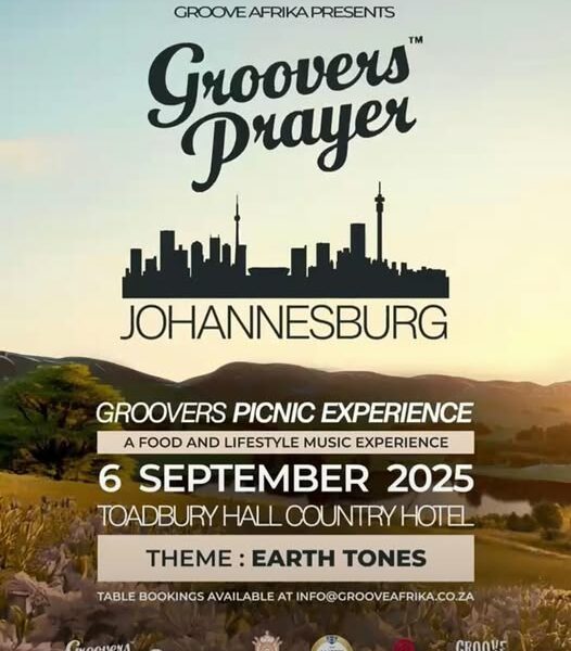 Groovers Prayer Picnic 2025, Toadbury Hall gardens, Lanseria outdoor event, spring music festival Gauteng, picnic blankets live music, gourmet baskets Johannesburg, Joburg ETC