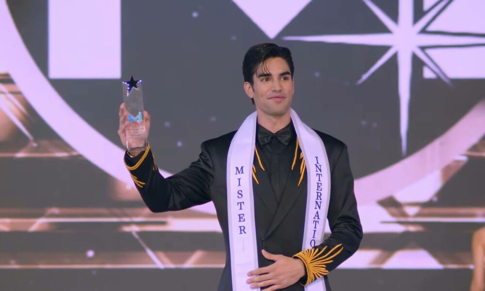 Mister International 2025 stage in Thailand, Kirk Bondad crowned winner, Philippines pageant pride, male beauty contest, Joburg ETC