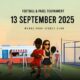 First Touch Johannesburg, diski tournament Emmarentia, 5-a-side football Joburg, padel sport Johannesburg, Marks Park sports grounds Joburg, DJs and artists Joburg event, YFM First Touch tournament 2025, Joburg ETC