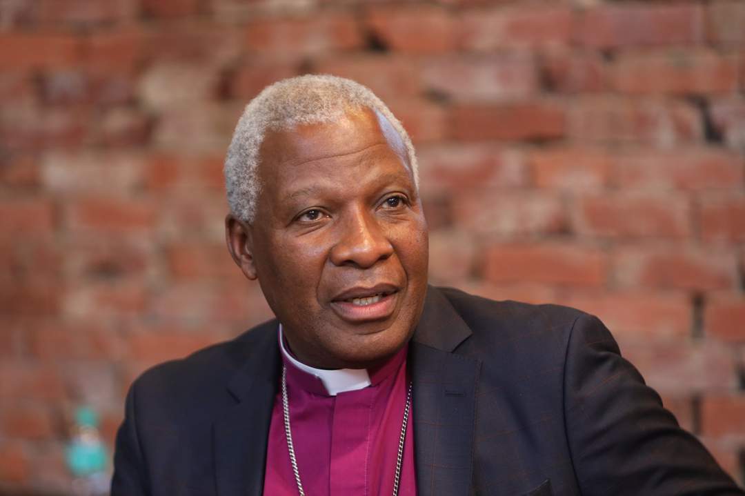 Archbishop Thabo Makgoba speaking at Taung church service, South Africans gathered for National Dialogue, Cyril Ramaphosa opening National Dialogue convention, grassroots activists meeting in Kimberley, rural communities in North West province taking part in dialogue, Joburg ETC